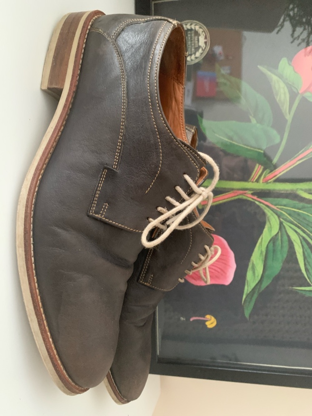 Navy boot men’s shoe